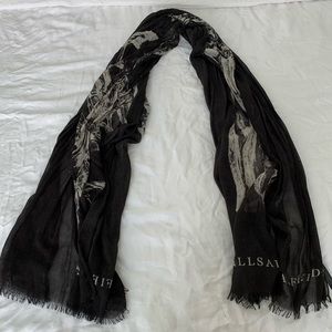 Hand printed scarf